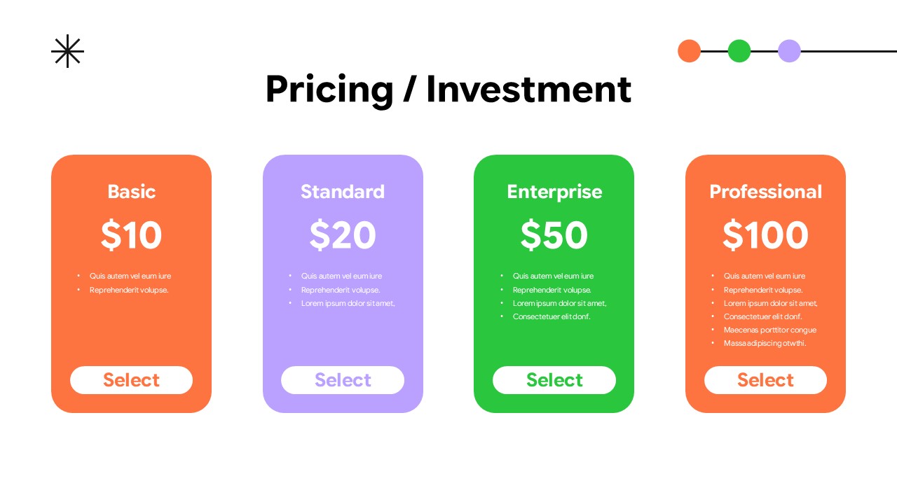 Consulting Proposal Pricing Template