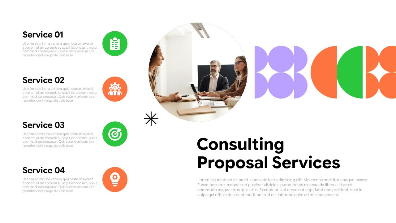 Consulting Proposal Services Page