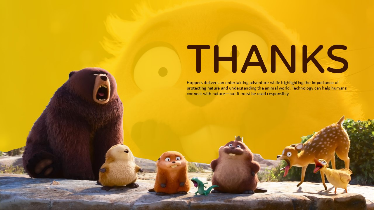 Hoppers Movie Thank You