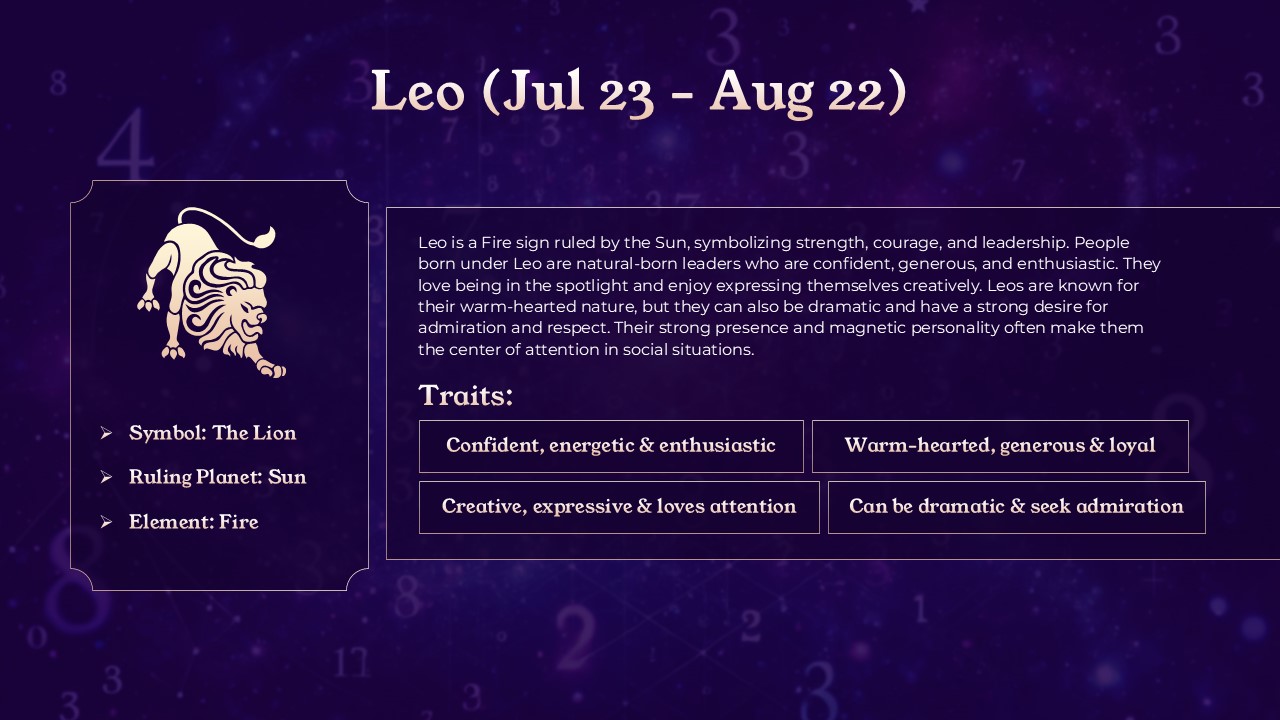 Leo - zodiac sign