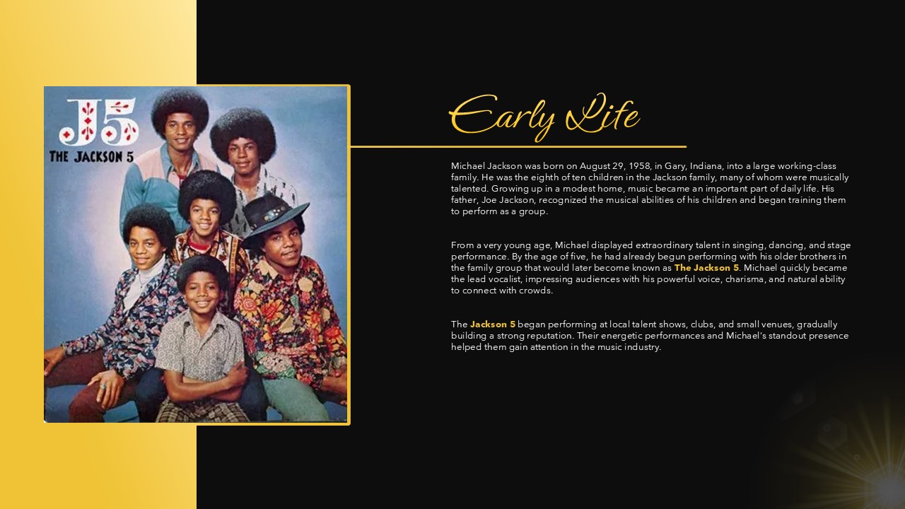 Michael Jackson Early Life