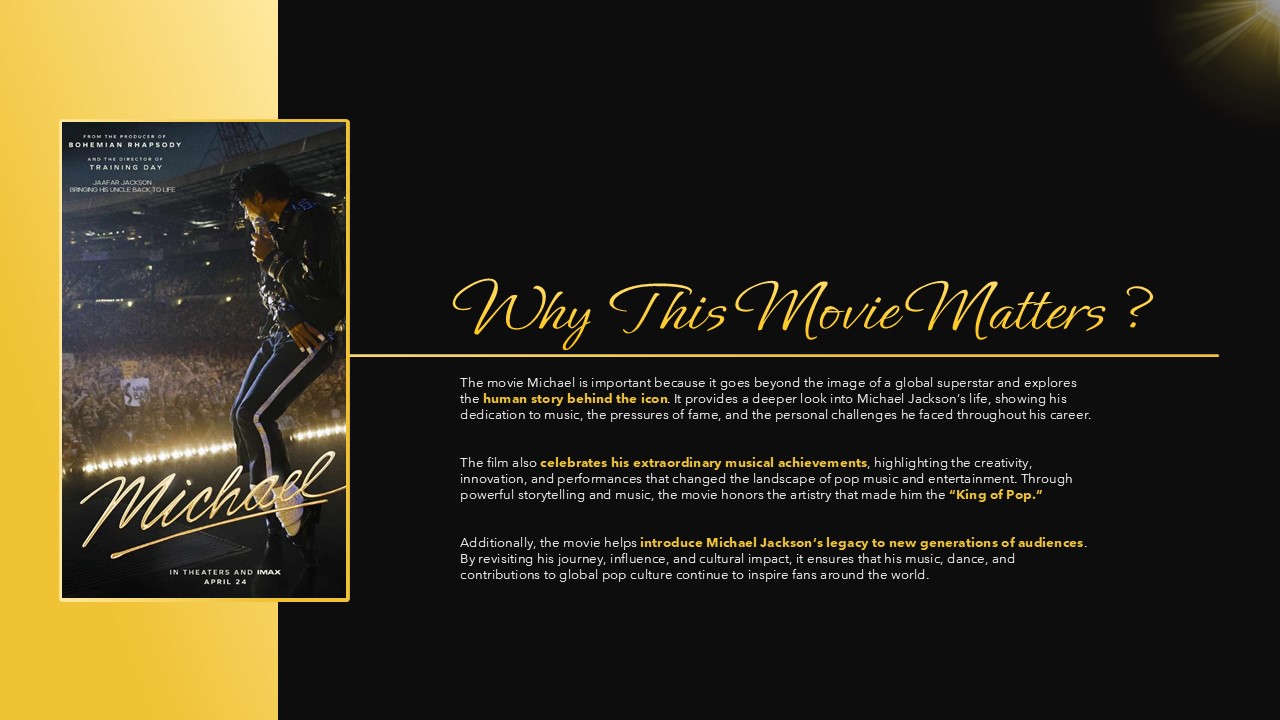 Michael Jackson Inspired Movie