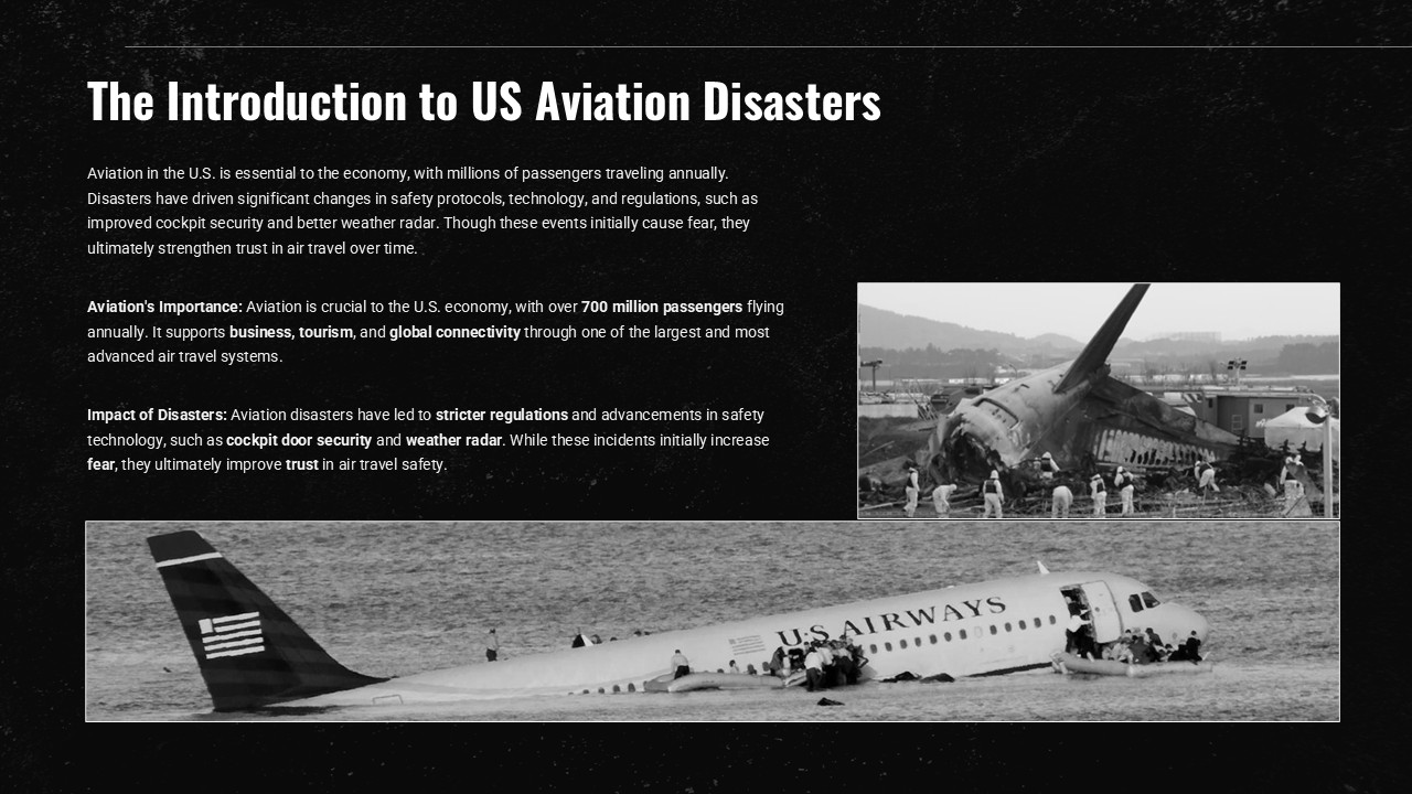 Study of Aviation Disaster in US