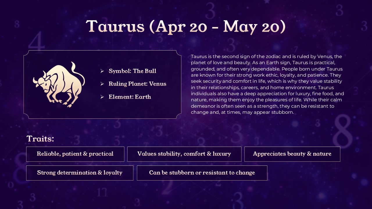 Taurus - zodiac sign