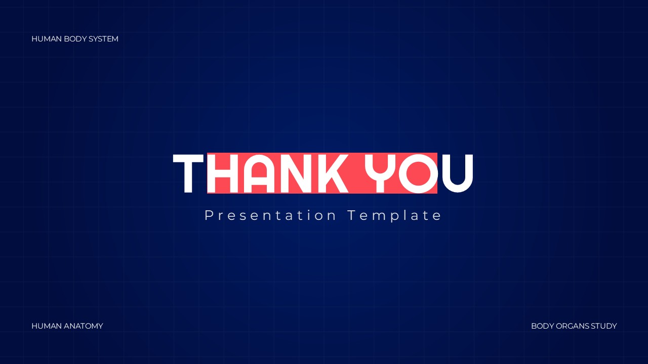 Body Organs Template - thank you closing slide
