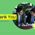 Business Executive Summary Template - final presentation slide with closing elements and template branding