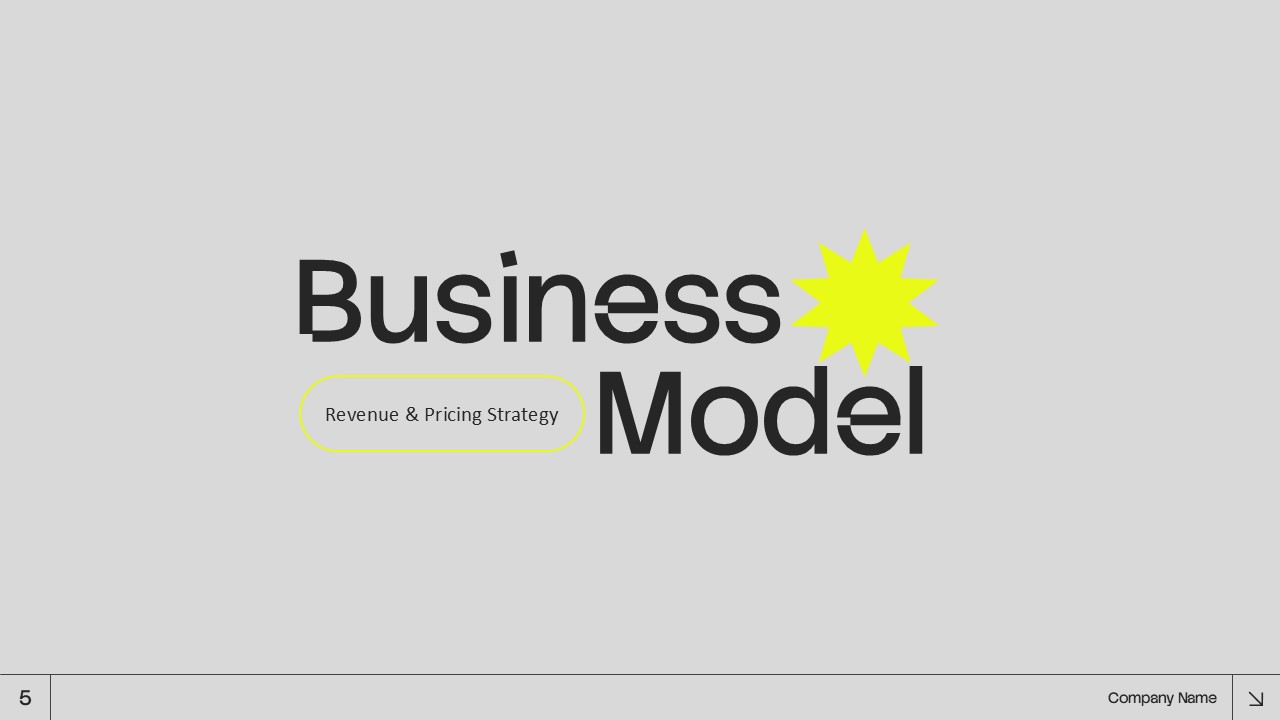 Business Executive Summary Template - operations plan slide with focus area grid and operational strategy content