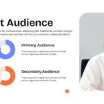 Target Audience Template - Two circular progress charts 80% and 60%