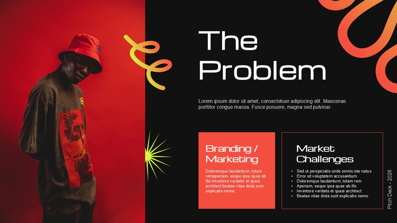 Creative Agency Problem - Stylish portrait in red bucket hat identifying branding and marketing challenges clients face