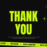 Design Agency Thank You - Professional closing with appreciation message and collaboration invitation