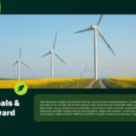 ESG Report Template - Future goals slide to outline your forward-looking sustainability strategy and commitments