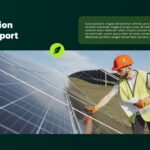 ESG Report Template - Introduction slide to provide context for your environmental sustainability report