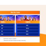 Family Feud Template - Rules explanation slide to outline game mechanics and instructions