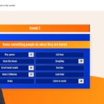 Family Feud Template - Scoreboard slide to track Team A vs Team B points throughout the game