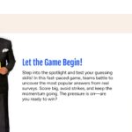 Family Feud Template - Team setup slide to organize players and assign team names