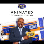 Family Feud Template - Cover slide to introduce your interactive game show presentation