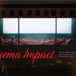 Plantilla de presentación de películas: diapositiva sobre el impacto del cine para mostrar la influencia cultural y social de las películas.