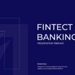 FinTech and Banking Template - Professional title slide to introduce your financial technology presentation