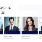 FinTech and Banking Template - Leadership team slide to introduce executives and key personnel with photos