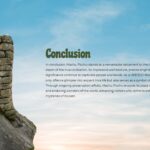 Machu Picchu Conclusion Template - Final slide with precision stone walls and summary text