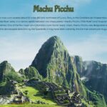 Machu Picchu Google Slides Template - Historical information slide with two-column text layout