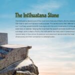 Machu Picchu Intihuatana Template - Stone artifact slide with sunset background and educational content