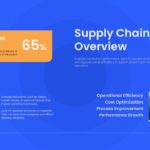 Medical Report Template - Supply chain analysis with 65% efficiency rate and challenge breakdown