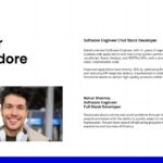 Minimalist Resume Personal Profile - Two-column layout balancing professional headshot with career summary details