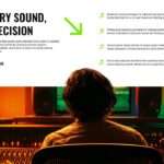 Music Company Profile Template - Process slide to showcase your professional audio production workflow and expertise