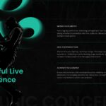 Music Concert Experience Template - Live highlights with world-class artists and production details