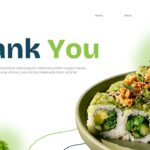 Restaurant Theme Template - Thank you closing slide to professionally end your restaurant presentation
