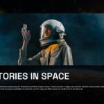 Space Template - Full-width feature slide to highlight key space exploration concepts and territories
