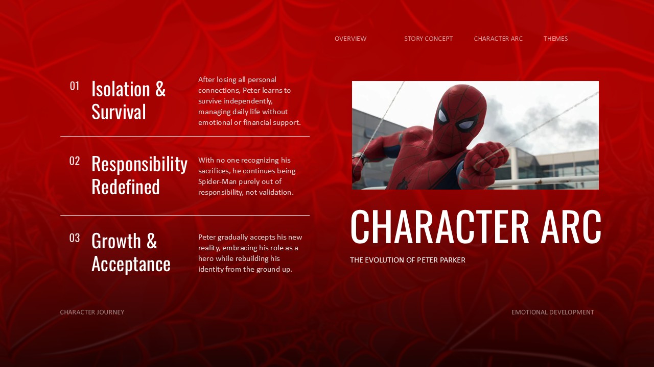Spider-Man Brand New Day Movie Template PPT & Google Slides