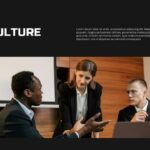 Team Introduction Template - Team culture slide with meeting photo