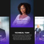 Team Introduction Template - Individual technical team member spotlights