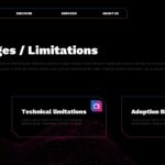 Technology Template - challenges slide with limitation sections