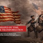 US History Google Slides PowerPoint Template - Introduction slide with Spirit of '76 patriotic painting