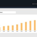 Amazon Growth Chart Template - Financial progression bar chart 2000-2025