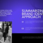 Brand Identity Template - Approach summary with business professionals