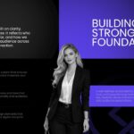 Brand Identity Template - Building strong foundation slide