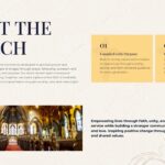 Christianity Template - About the Church content slide layout