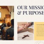 Christianity Template - Mission and Purpose with church service photos