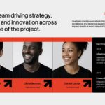 Construction Proposal Template - Team slide to showcase your project team and past construction experience