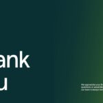Corporate Annual Report Template - closing slide with gradient background and 'Thank You' message text