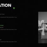 Creative Portfolio Education Template - Academic timeline featuring degrees and certifications with graduation imagery