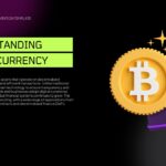 Cryptocurrency Google Slides Template - Understanding slide with 3D Bitcoin trophy illustration