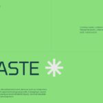 E-Waste Management Presentation - Clean title slide with bright green gradient background and prominent white asterisk logo