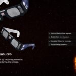 Europe Solar Eclipse 2026 Template - safety measures slide with certified eclipse glasses protection