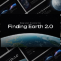 Exoplanet Discovery Template - mosaic preview with Finding Earth 2.0 title