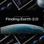 Exoplanet Discovery Template - mosaic preview with Finding Earth 2.0 title
